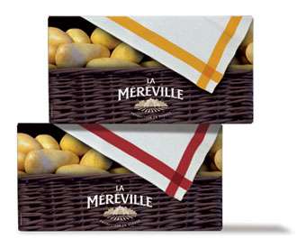 cartons de pomme de terre Méréville
